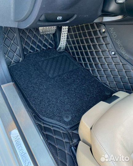 5D Ковры Mercedes E212 E213 / C204 C205 - Люксовые