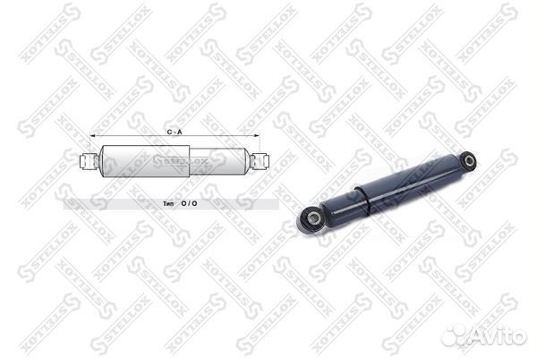 87-05037-SX амортизатор подвески 260-363 O/O