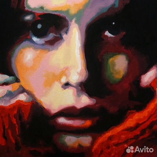 Поп арт картина маслом 