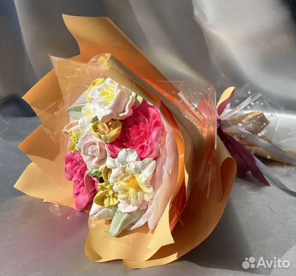 Зефирные букеты/съедобные букеты на выпускной