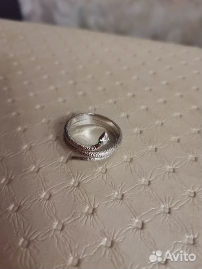 Серебряное кольцо безразмерное