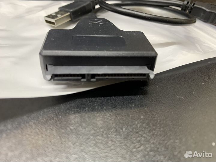 Переходник USB SATA с доп питанием на 12в