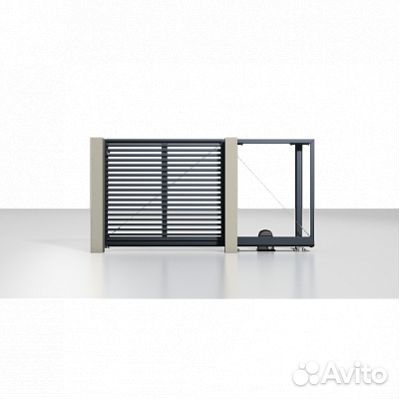 Откатные ворота под ключ