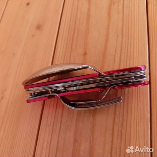 Набор походный 7 в 1 ложка+нож и т.д