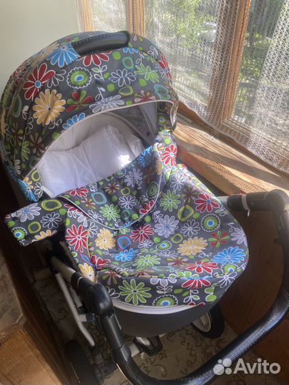 Коляска люлька для новорожденных бу