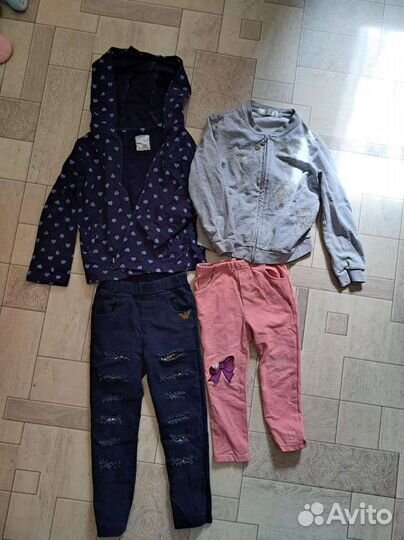 Вещи на девочку 3-4 года пакетом