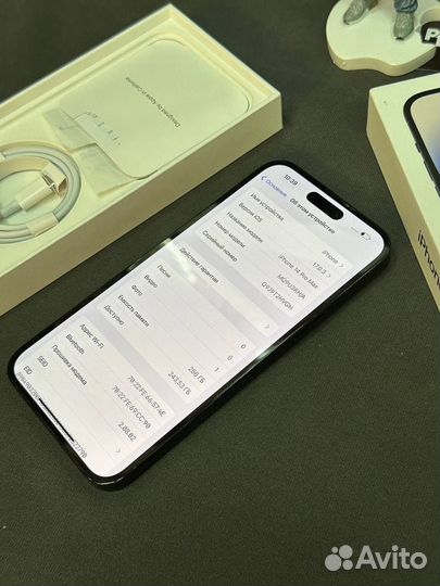 Телефон iPhone 14 pro max 256 Black sim+esim