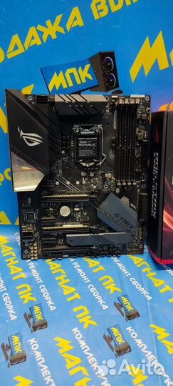 Топовая s1151v2 Asus Strix Z390-F Gaming