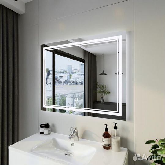 Зеркало с подсв. сенсор Брклар Эстель-2 100 LED