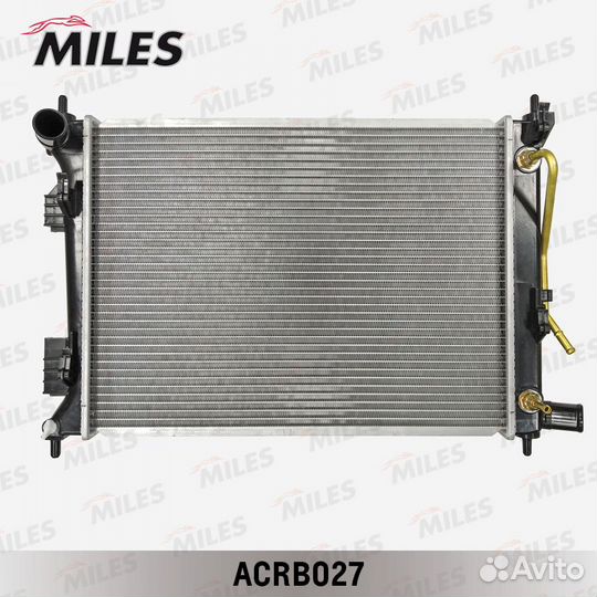 Радиатор (паяный) hyundai solaris KIA RIO 1416 AT 10) (AVA HY2276)