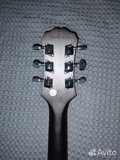 Электрогитара Epiphone Les Paul E1 Ebony VE - бу