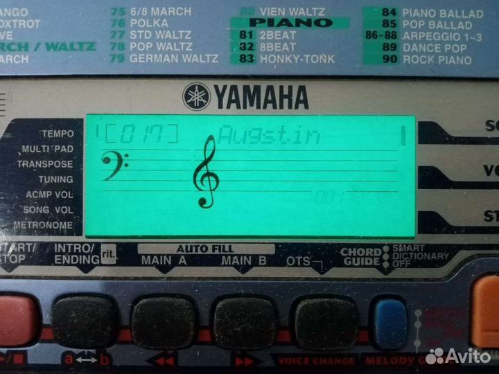 Синтезатор yamaha