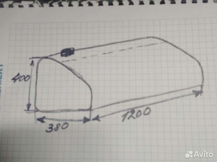 Бак алюминиевый новый