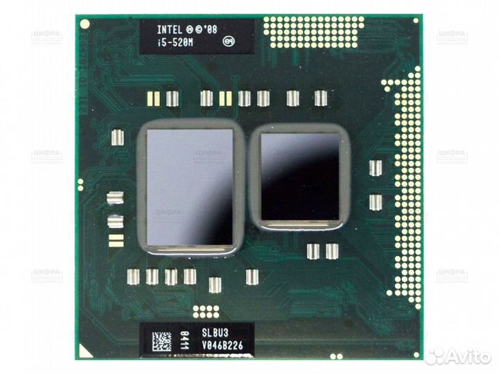 Процессор для ноутбука Intel Core i5-520M 2.40GHz