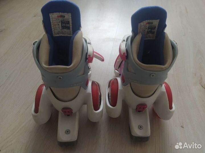 Ролики детские 4х колесные
