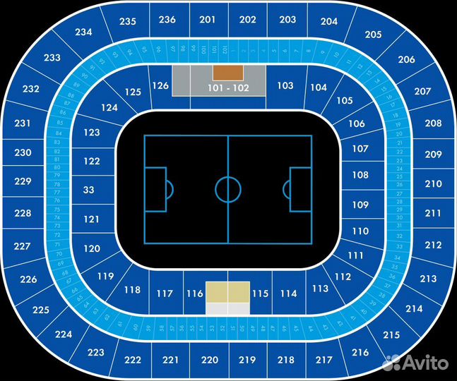 Билеты Зенит - Краснодар