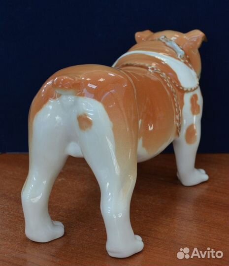 Фарфоровая статуэтка- английски бульдог. лфз. ифз