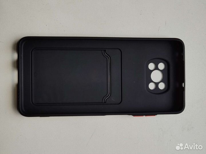 Чехол на Xiaomi poco X3 PRO с карманом для карты