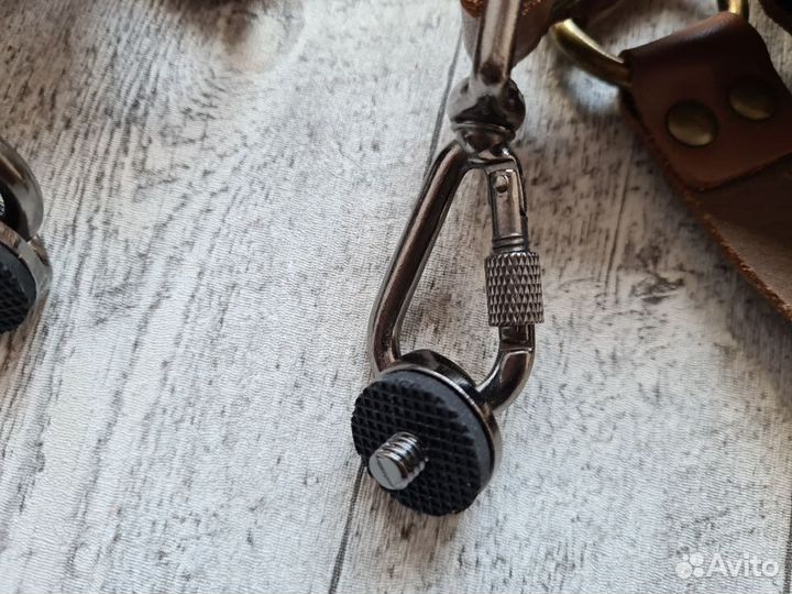 Ремень кожаный, на 2 камеры, новый