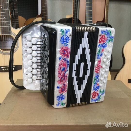 Гармонь детская Сувенир белая