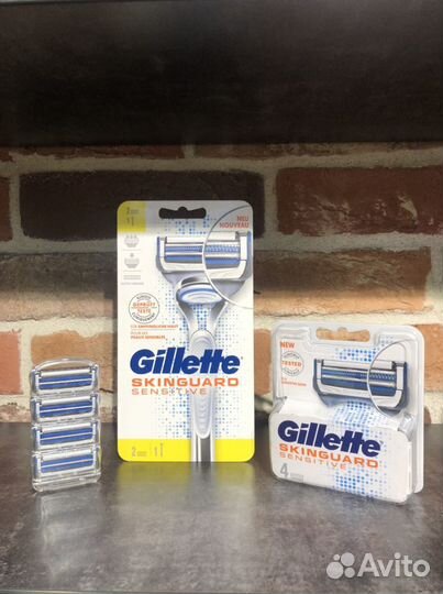 Gillette Fusion Skinguard Станки и сменные лезвия
