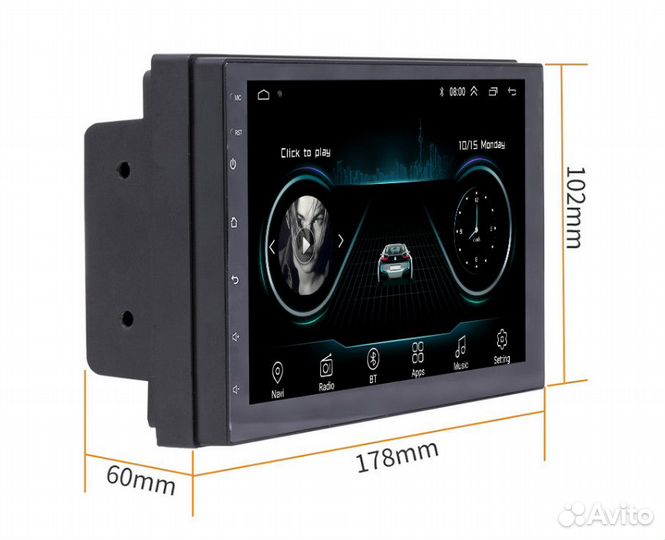 Магнитола Android 32Gb 2Din