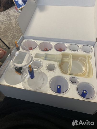 Вакуумные банки для массажа со сьемным насосом