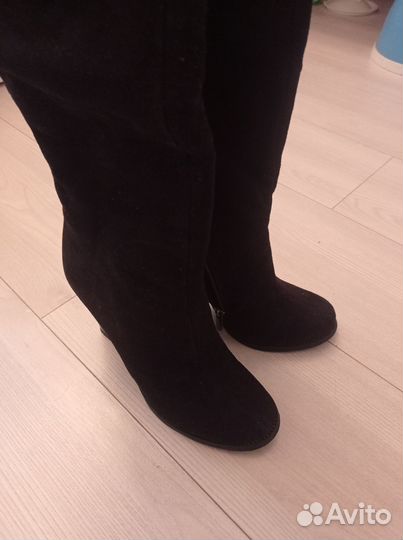 Продам сапоги натуральная замша