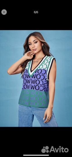 Жилетка женская вязаная