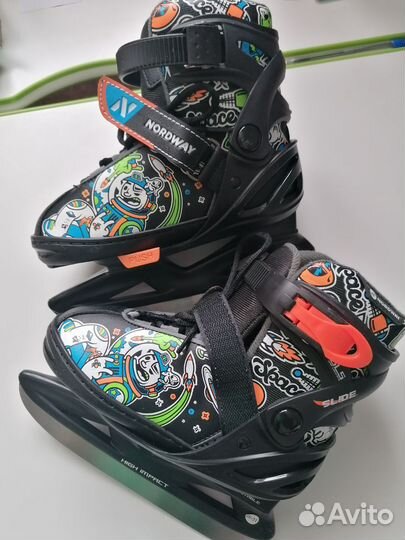 Коньки детские раздвижные (27-32)