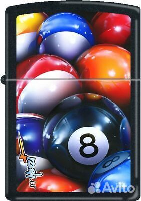 Zippo. Mazzi.Восьмой шар.Pool/Бильярд. Коллекц.NEW