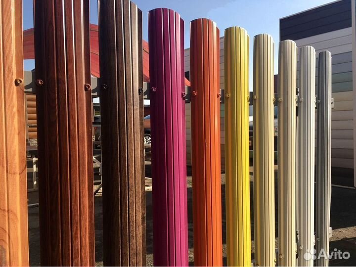 Металлический штакетник п-образный