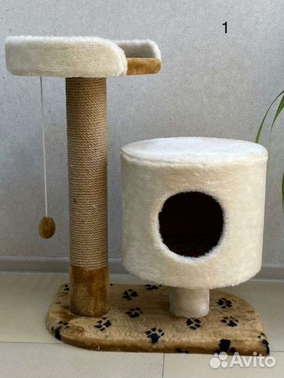 Домики для кошек и когтеточки