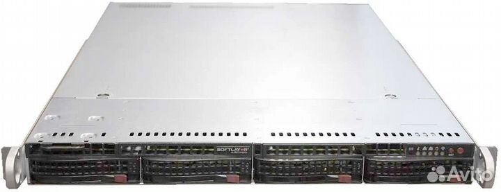 Сервер Supermicro819 4LFF NVMe 2xPlatinum8260/192g
