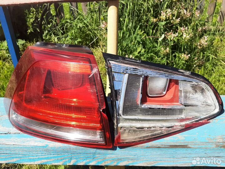 Задние фонари на volkswagen golf 7
