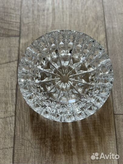 Хрустальная пепельница СССР + 1 бесплатно