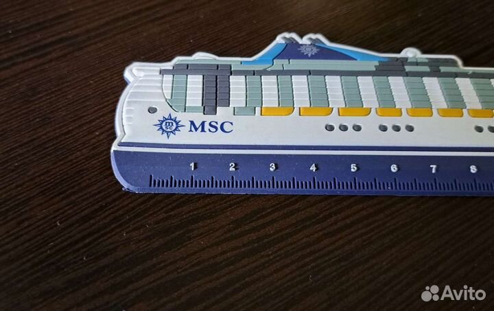 Линейка сувенирная лайнер MSC