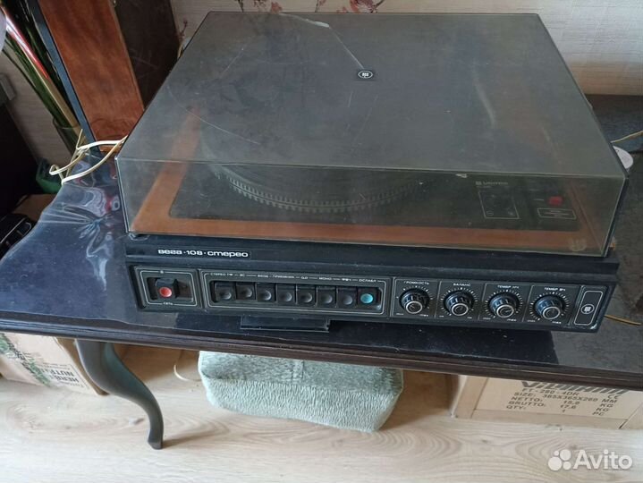 Проигрыватель винила вега 108