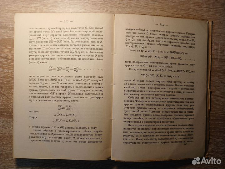 Эволюция геометрической мысли. Пр. Богомолов. 1928