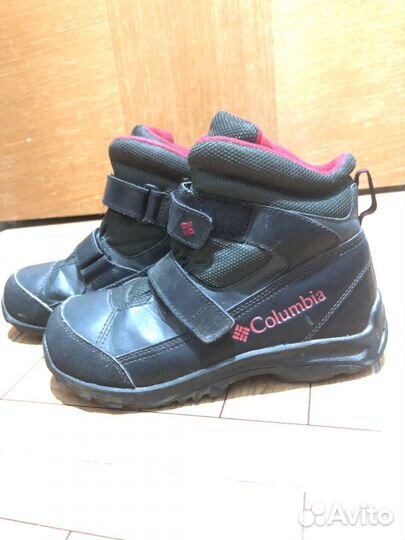 Ботинки кожа 37,3Columbia для мальчика