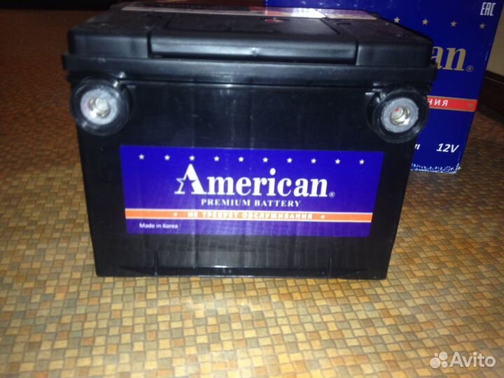 Акб с боковыми клеммами American(Delkor) 75Ач650A