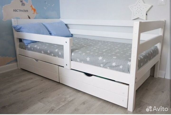 Подростковая стильная кроватка,сосна 160/80 180/90