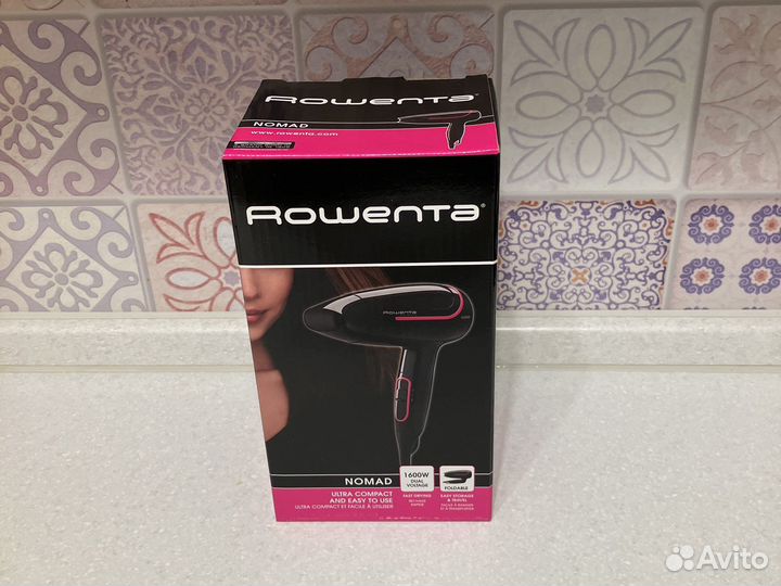 Фен Rowenta складной новый