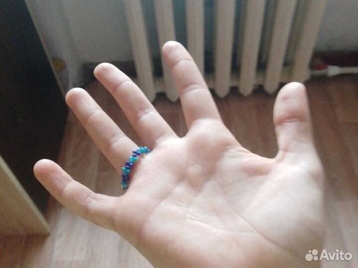 Делаю колечки из бисера любовь цвета