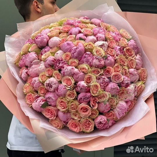 Пионы букеты Доставка