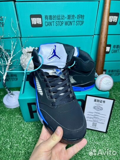 Nike air jordan 5 retro racer blue оригинал