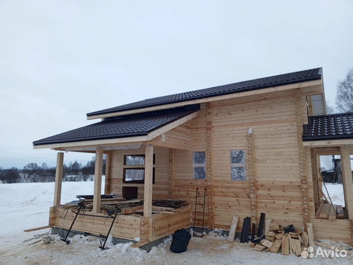 Сборка профилированного брус