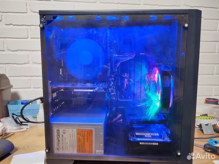 Системный блок i3 7100, rx550