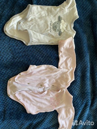 Детские вещи пакетом от 0 до года для девочки