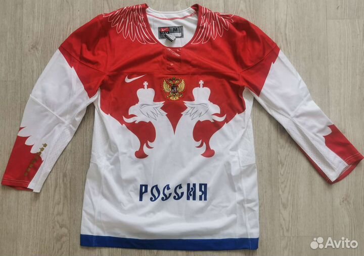 Nike хоккейный свитер Джерси russia S M